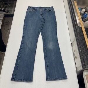 Levis Women Medium Wash Bootcut Denim Jeans Blue Mid Rise 30x31.5